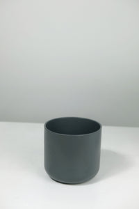 Ceramic Pot - Charcoal - 13.5cm