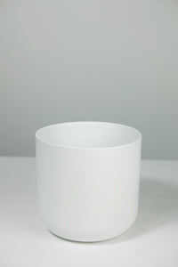 Ceramic Pot - White - 18.5cm