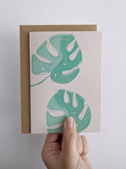 Greeting Card - Monstera