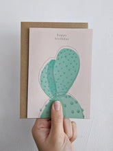 Load image into Gallery viewer, Greeting Card - &quot;Happy Birthday&quot; Cactus
