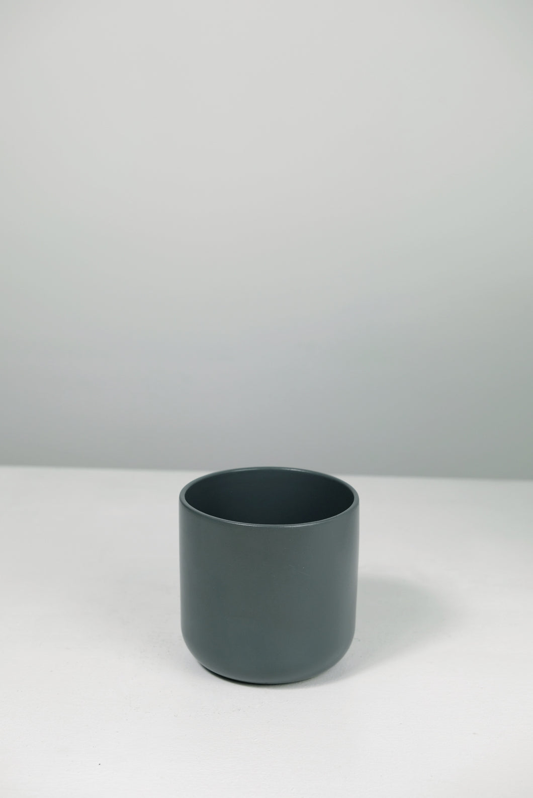 Ceramic Pot - Charcoal - 11.5cm
