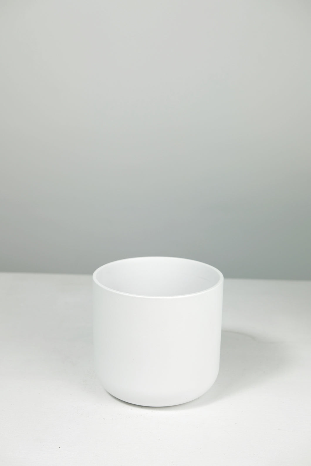 Ceramic Pot - White - 13.5cm