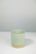 Load image into Gallery viewer, Glazed Ceramic Pot - Soft Mint - 13cm

