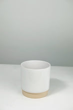 Load image into Gallery viewer, Glazed Ceramic Pot - White - 13cm
