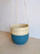 Bamboo Hanging Planter - 18cm
