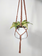 Handwoven Macrame Hanger - Pink
